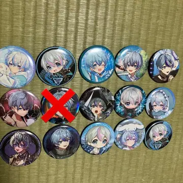 시쿠포니 아마노 코사메 캔뱃지 15개 세트