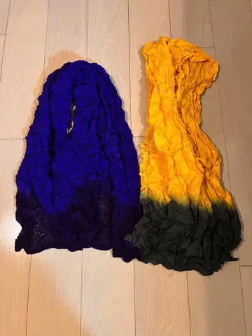 남성용 여성용 모로코 그라데이션 스톨 2개 세트