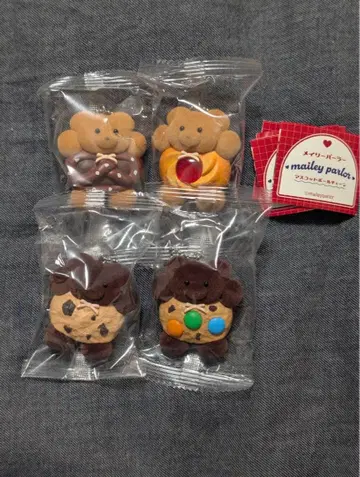 메일리 파라 마스코트 볼체인 가챠 쿠키 4종 세트