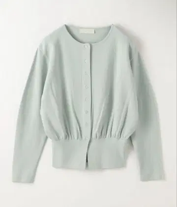 AMOMENTO ROUND SLEEVE CARDIGAN