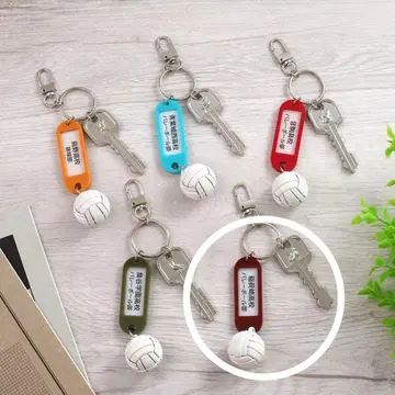 하이큐!! 트레이딩 고교명 부착 열쇠 참 키링 이나리자키 고교