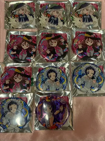 PrettyHalloweenNight 캔뱃지 푸린 우타 나나 코코로