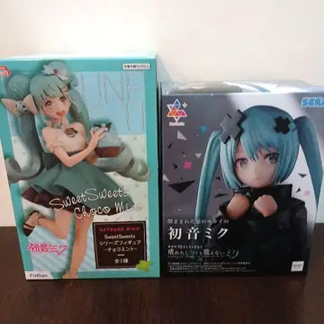 하츠네 미쿠 피규어 닫힌 창의 세계의 하츠네 미쿠 초코 민트