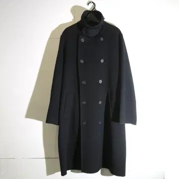 ATON DOUBLE CASHMERE MELTON BREASTEDCOAT