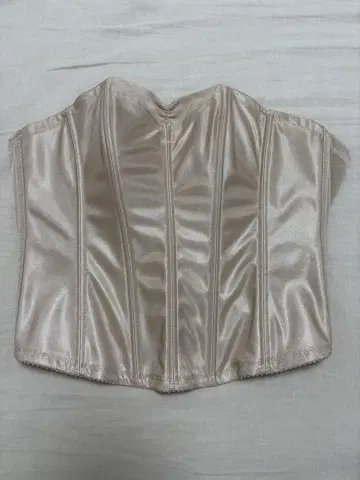 [1회만 사용] DRESS The LIFE 베이지 럭셔리 뷔스티에