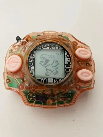 디지바이스 2 이슬이 컬러 클리어 핑크 디지몬 어드벤처