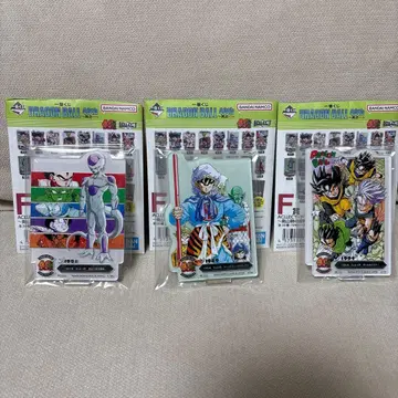 드래곤볼 제일복권 아크릴 스탠드 3개 세트