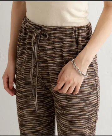 [ Kastane ] 그라데 보더 자카드 팬츠