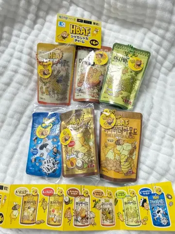 HBAF 바스락 참 캡슐 토이 모리 판타지 한정판 한국 과자