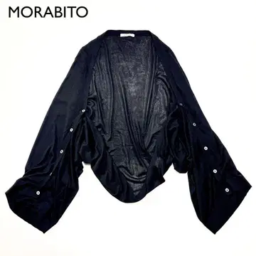 cB80 MORABITO 캐시미어 볼레로 가디건 루즈핏 모라비토