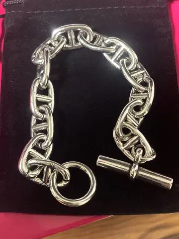 실버 체인 팔찌 셰인 덩크 앵커 체인 s925 각인