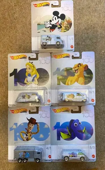 일본 미발매 핫휠 프리미엄 디즈니 100주년 세트 즉시 구매 가능