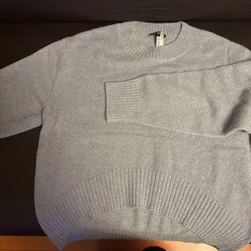 A.P.C. 블루 그레이 니트 스웨터 M