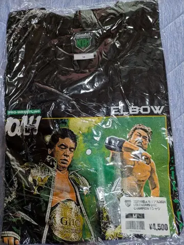 프로레슬링 노아 NOAH 미사와 미츠하루 메모리얼 티셔츠 4장 세트