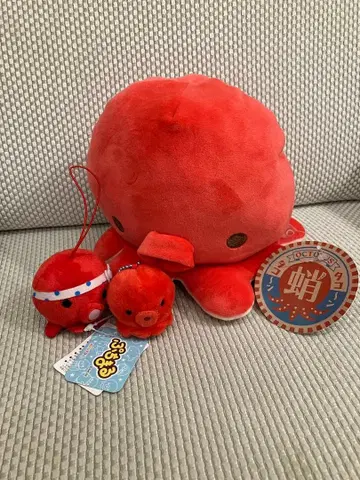 문어 봉제 인형 세트