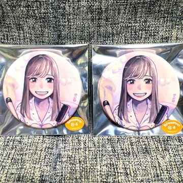 사귀어 줄 수도 있어 와시오 유리애 블라인드 랜덤 캔뱃지 2개