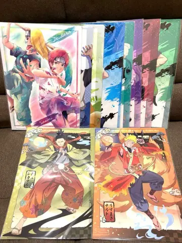 NARUTO 나루토 클리어 파일 10종 세트