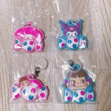 PEKO x 산리오 캐릭터즈 통통 메지루시 액세서리 4개 세트