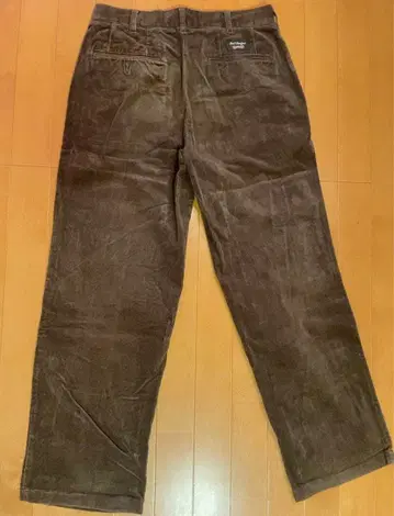 코듀로이 워크 팬츠 브라운