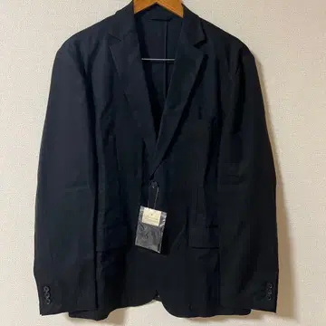 무인 벨기에 린넨 자켓 블랙 L 사이즈