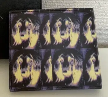 미사용 폴스미스 호머 프린트 2단 접이식 지갑