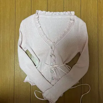 핑크 가디건 히메 스타일