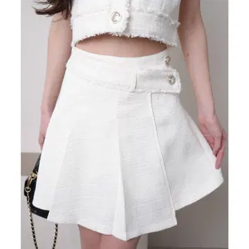 LIP SERVICE 썸머 트위드 플리츠 스커트