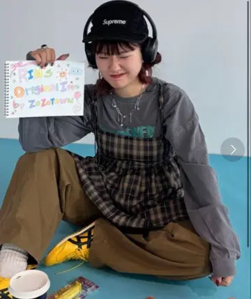 Auntie Rosa [ rin. ] 백리본 체크 튜닉