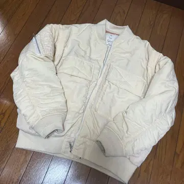 searoomlynn 크림색 MA-1 자켓