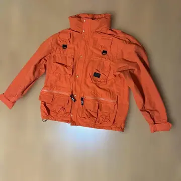 오렌지 컬러 밀리터리 자켓