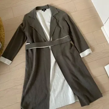 Theory 더블 페이스 트렌치코트