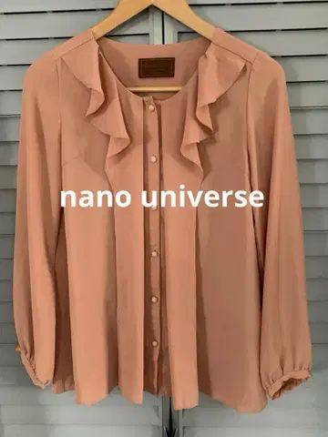 나노 유니버스 긴팔 블라우스