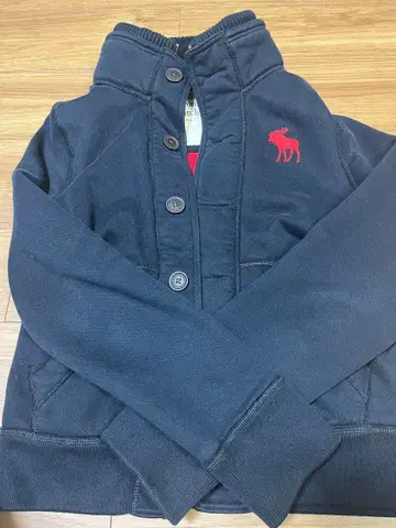 Abercrombie & Fitch 네이비 아우터 S