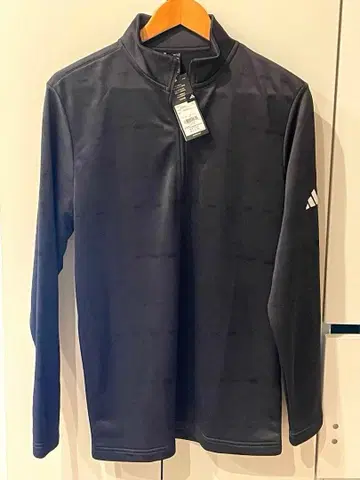 새상품 adidas 골프 하프 지퍼 스웨터 블랙