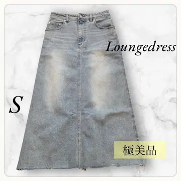 [컨디션 최상] 라운지 드레스 데님 맥시 스커트 S