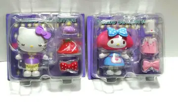 산리오 컬렉션 옷 갈아입기 인형 피규어 헬로키티 마이멜로디