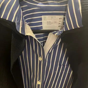 sacai 네이비 롱 원피스