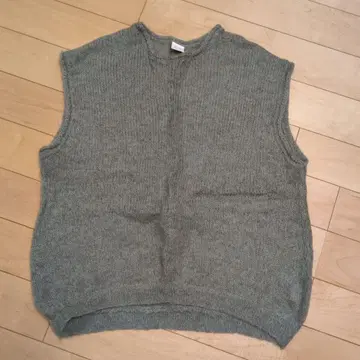 bulle savon 모헤어 니트 베스트 새상품급