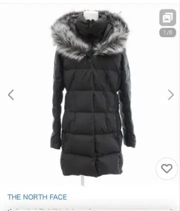 THE NORTH FACE 롱 다운 자켓 블랙