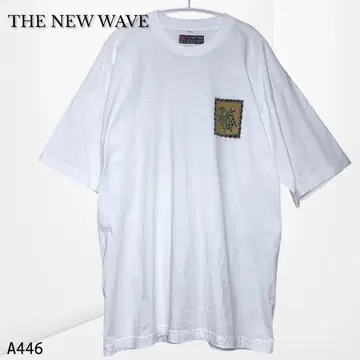 [더 뉴 웨이브] 프린트T셔츠 터틀 모티브 화이트 (L)