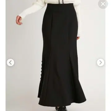 SNIDEL 사이드 슬릿 머메이드 스커트