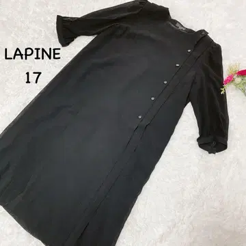 라핀 [ 3XL ] 벌룬 소매 원피스 사이드 버튼 포함 관혼상제 포멀