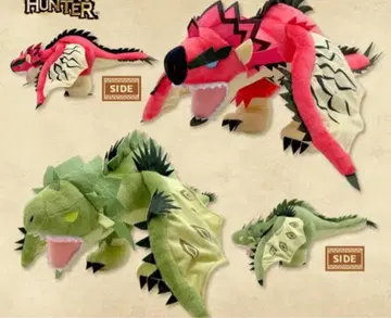 몬스터 헌터 데포르 BIG 봉제 인형 리오레이아 리오레우스 2종 세트