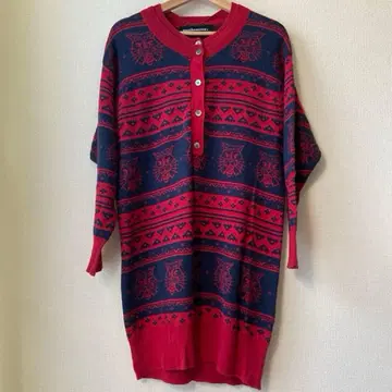 mercibeaucoup 멘시보쿠 니트 원피스 무릎 기장