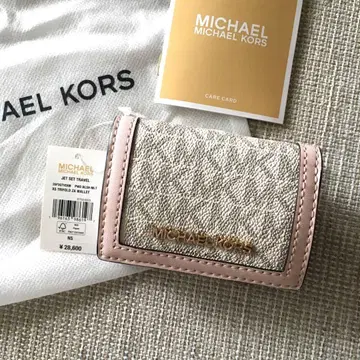 새상품 마이클코어스 MICHEAL KORS 3단 폴더형 지갑 핑크