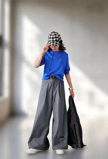 안티카 KYO 와이드 팬츠 그레이