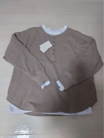 [미사용 새상품] 스픽 앤 스팬 2장 SET 헨리넥 풀오버