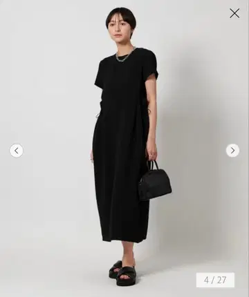 COMFY 드로스트 원피스 수분 흡수 속건성 UV 컷 워셔블