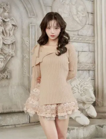 Darich 랜덤 프릴 니트 셋업