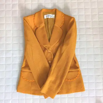 pierre cardin 테일러드 자켓 9호 오렌지 아우터